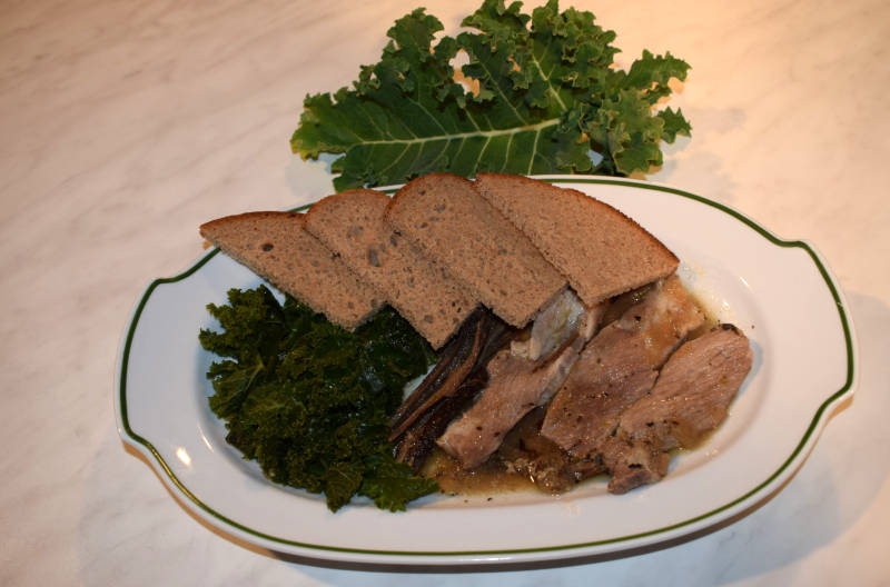 Grünkohl mit Bauchfleisch › Garten Kochbuch